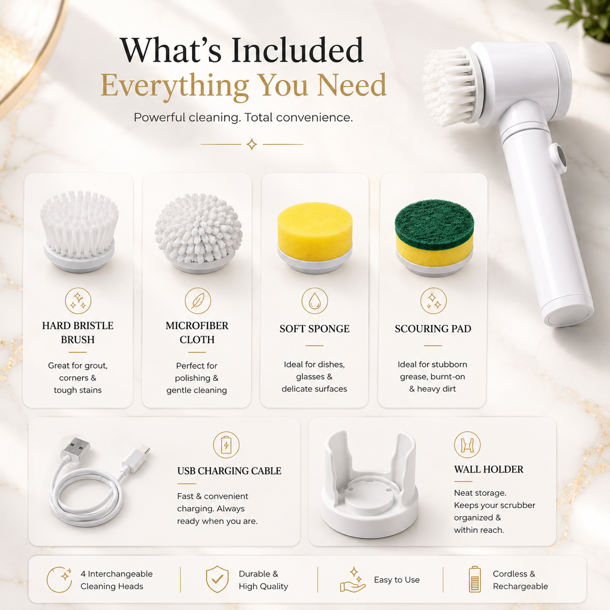 ScrubLab™ Multifunctional Handheld Scrubber