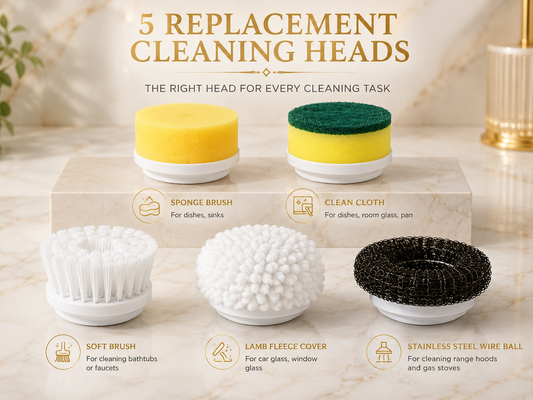 ScrubLab 5-Pack Replacement Heads