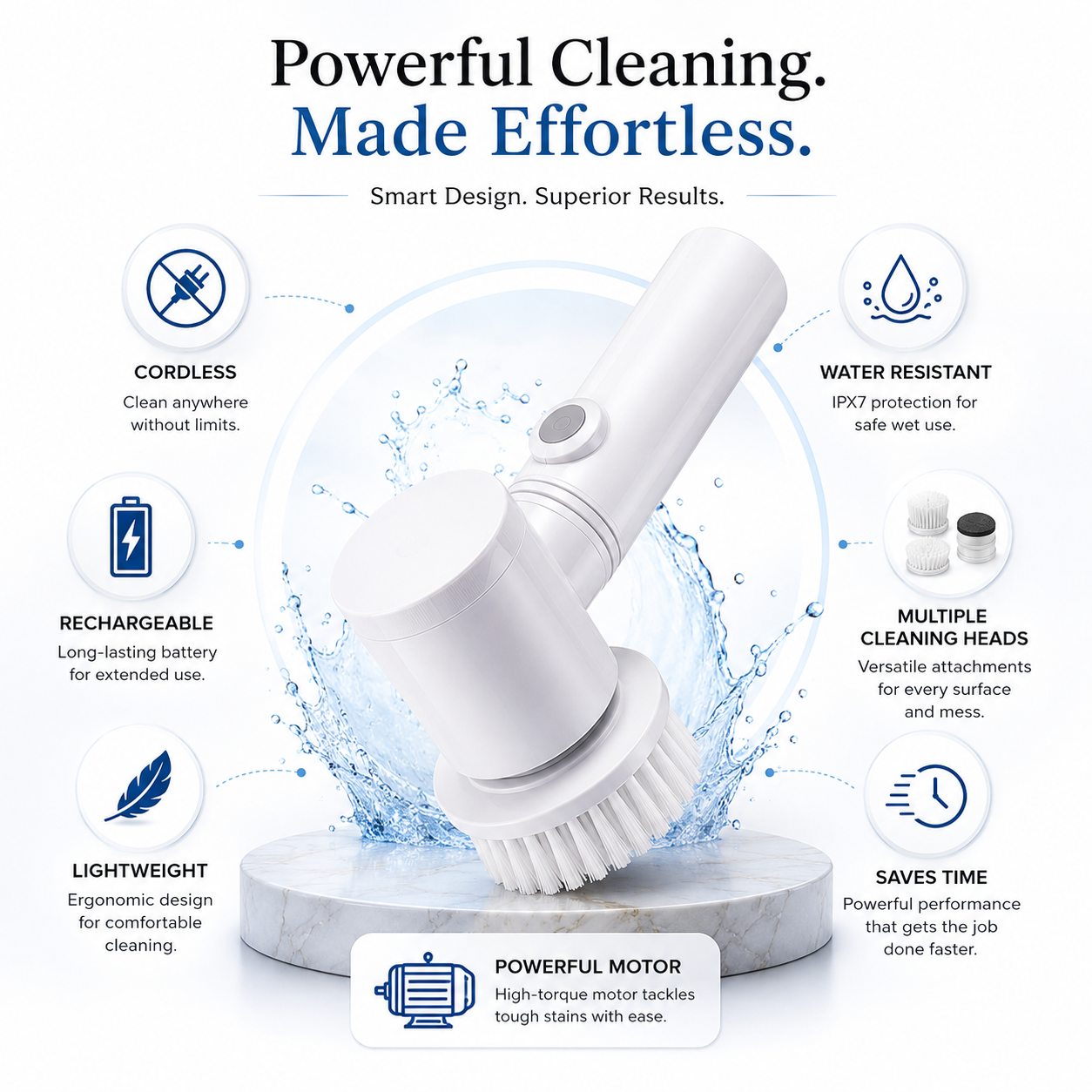 ScrubLab™ Multifunctional Handheld Scrubber